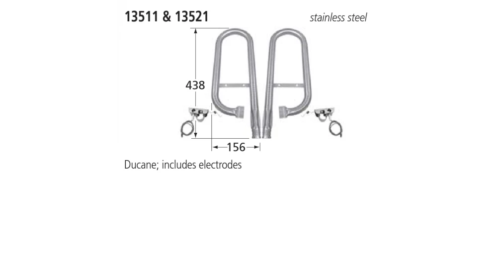 13511 BBQ Left Burner - Ducane