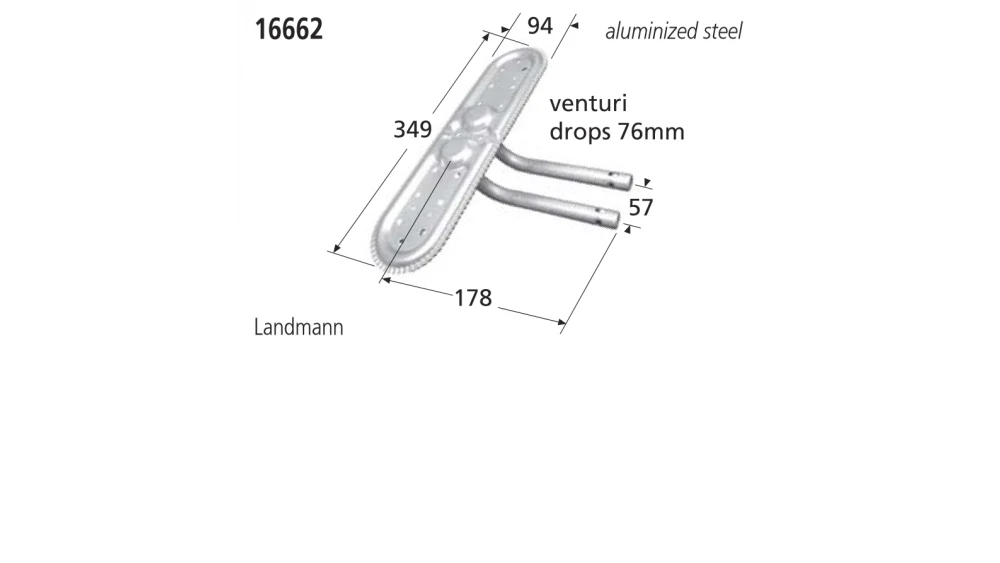 16662 BBQ Burner - Landman