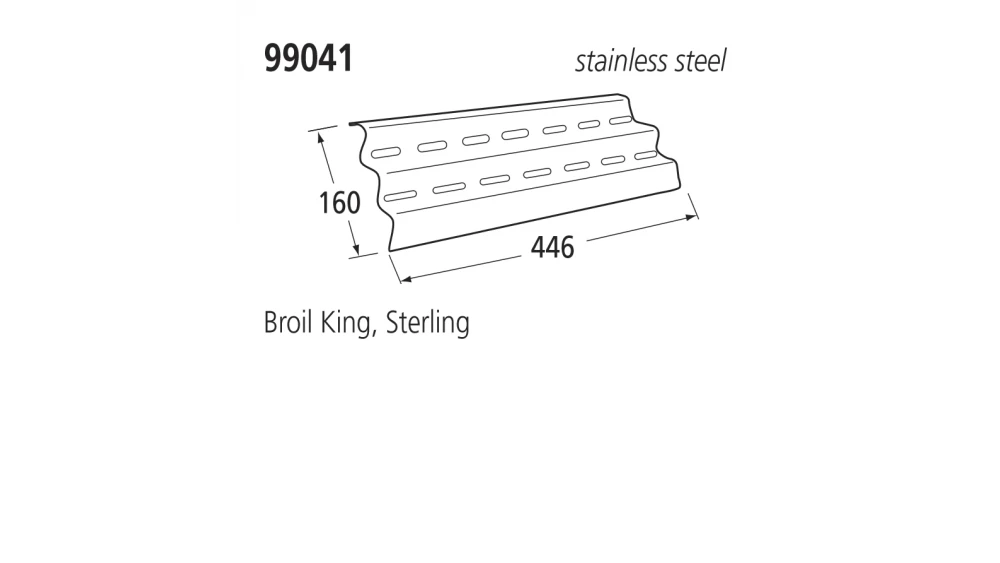 99041 BBQ Heat Plates - Sterling/Broil King