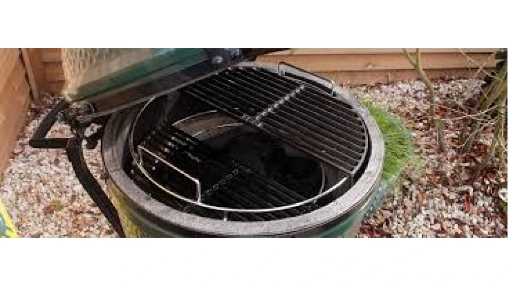 Big Green Egg Cast Iron Half Grid For Large EGGspander System - Image 2