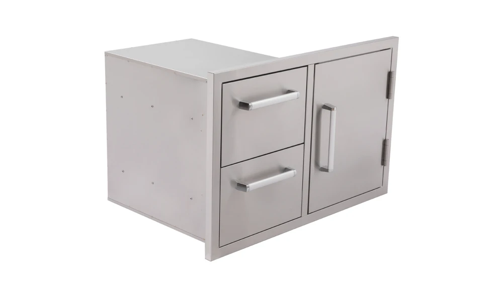 Whistler Grills Stainless Steel Door And Double Drawer Combo
