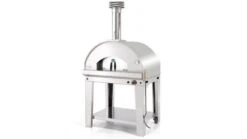 Fontana - Mangiafuoco Gas Pizza Oven With Trolley - Stainless Steel
