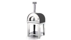 Fontana - Margherita Wood Pizza Oven With Trolley - Anthracite