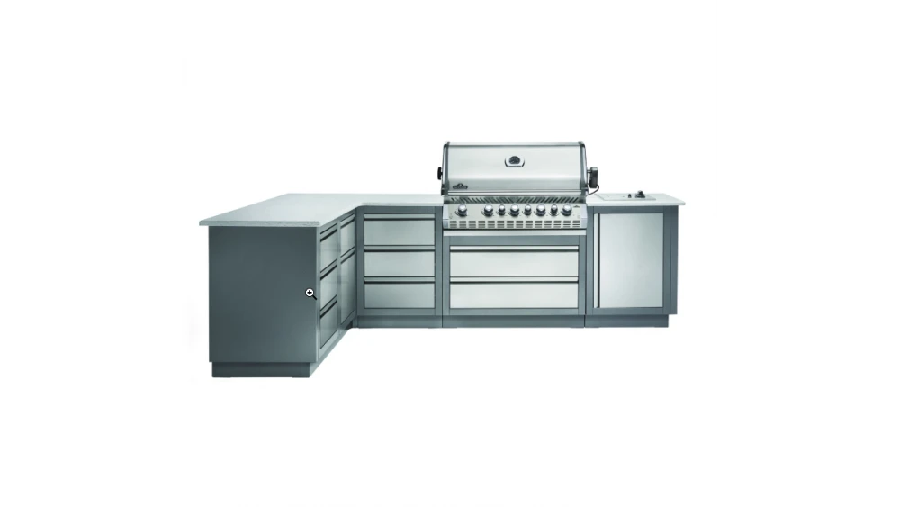 Napoleon Oasis 300 - PRO665 - Island Gas BBQ - Free Rotisserie And Cover